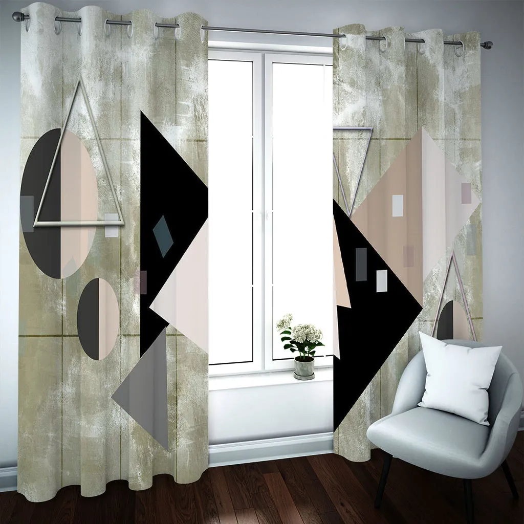 2021 HD-afdrukken 3D Gordijn Abstracte gordijnen voor woonkamer Slaapkamer Cortinas Hotel Drapes