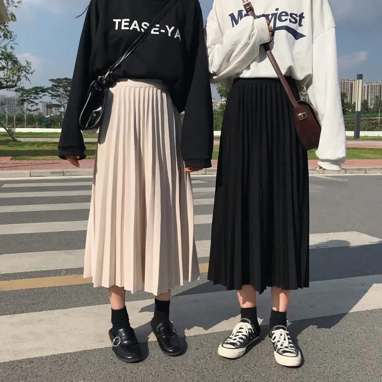 スカート THEREDTHREAD S ring pleats skirt full M THEREDTHREAD / ザレッドスレッド】S ring pleats skirt full