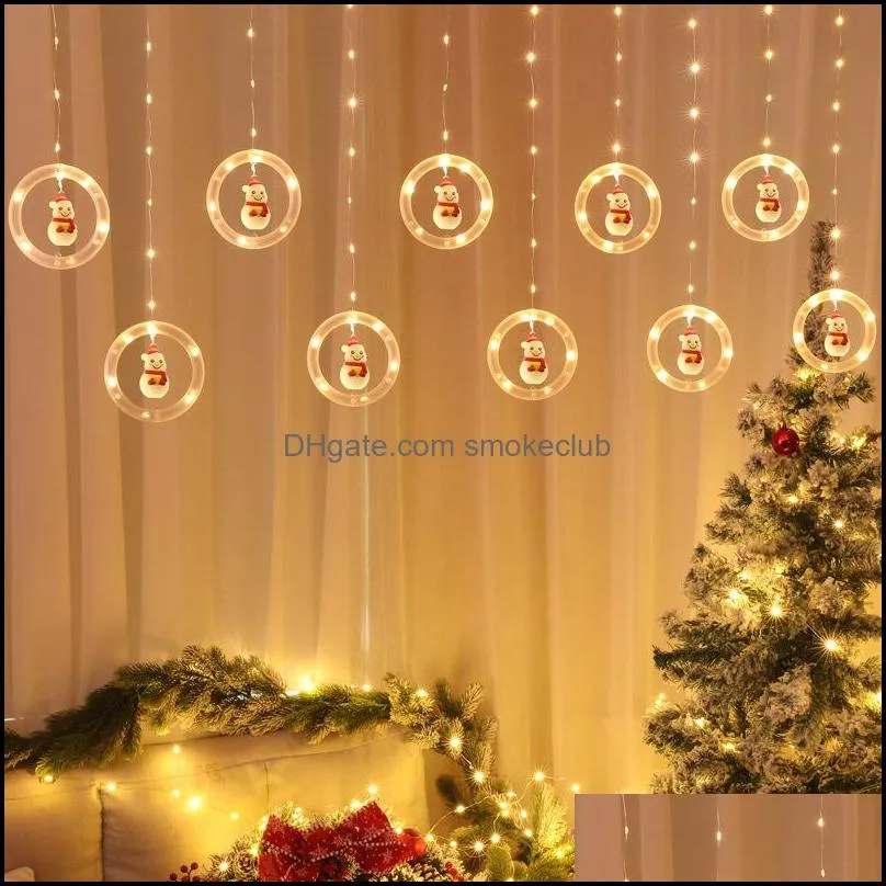 Christmas window decoration wishing ball LED lights flashing string light starry Xmas tree USB