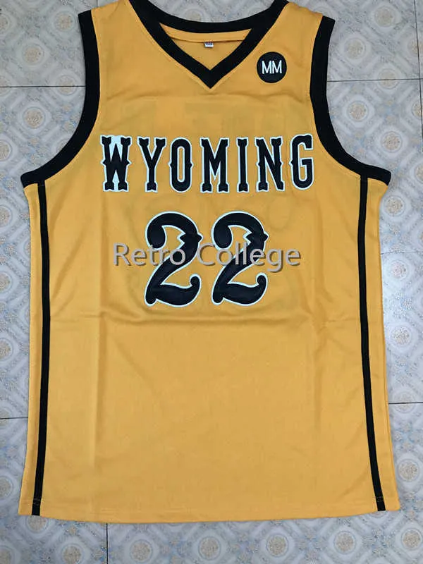 Larry Nance Jr. Wyoming College-Basketball-Trikot, Stickerei genäht, individuelle Trikots mit beliebiger Nummer und Namen