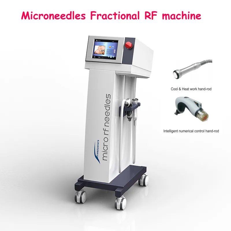 Ny fraktionerad RF Microneedle Machine Skin Föryngring Mico Needle Face Care Acne Scar Stretch Mark Removal Behandling
