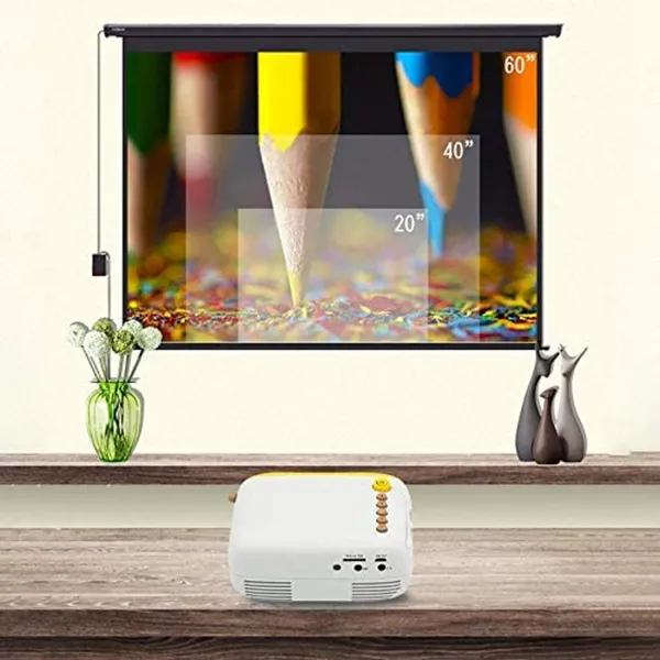 LED Entertainment Projector LCD Image System Projects Up To 60 (Portable  Mini)