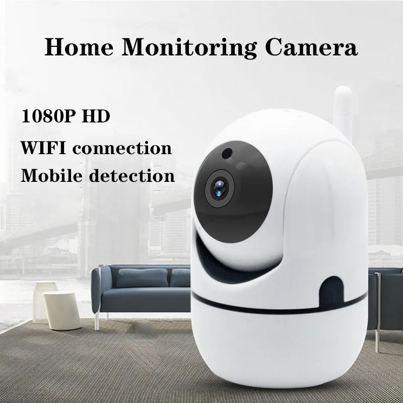 İp kamera akıllı wifi kamera hd 720p 1080p bulut kablosuz otomatik izleme kızılötesi gözetim kamerası evi