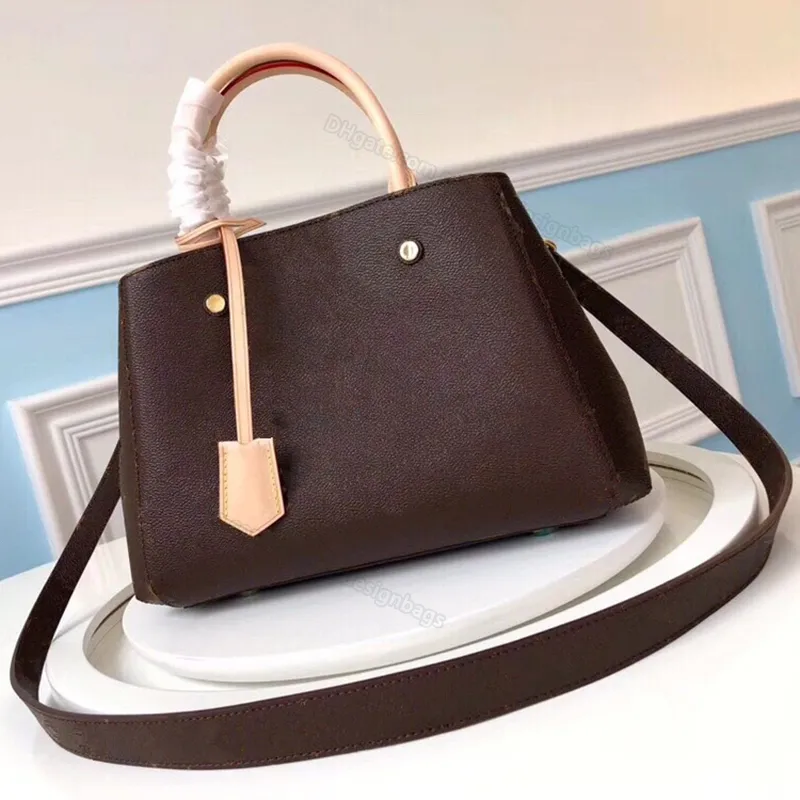 10A L Sac Hommes Femmes totes Épaule Cross body Sacs Sac à main shopping Montaigner BB Nano Designer Classique Marron Business Fashion Sac de banlieue 41055 29cm L174