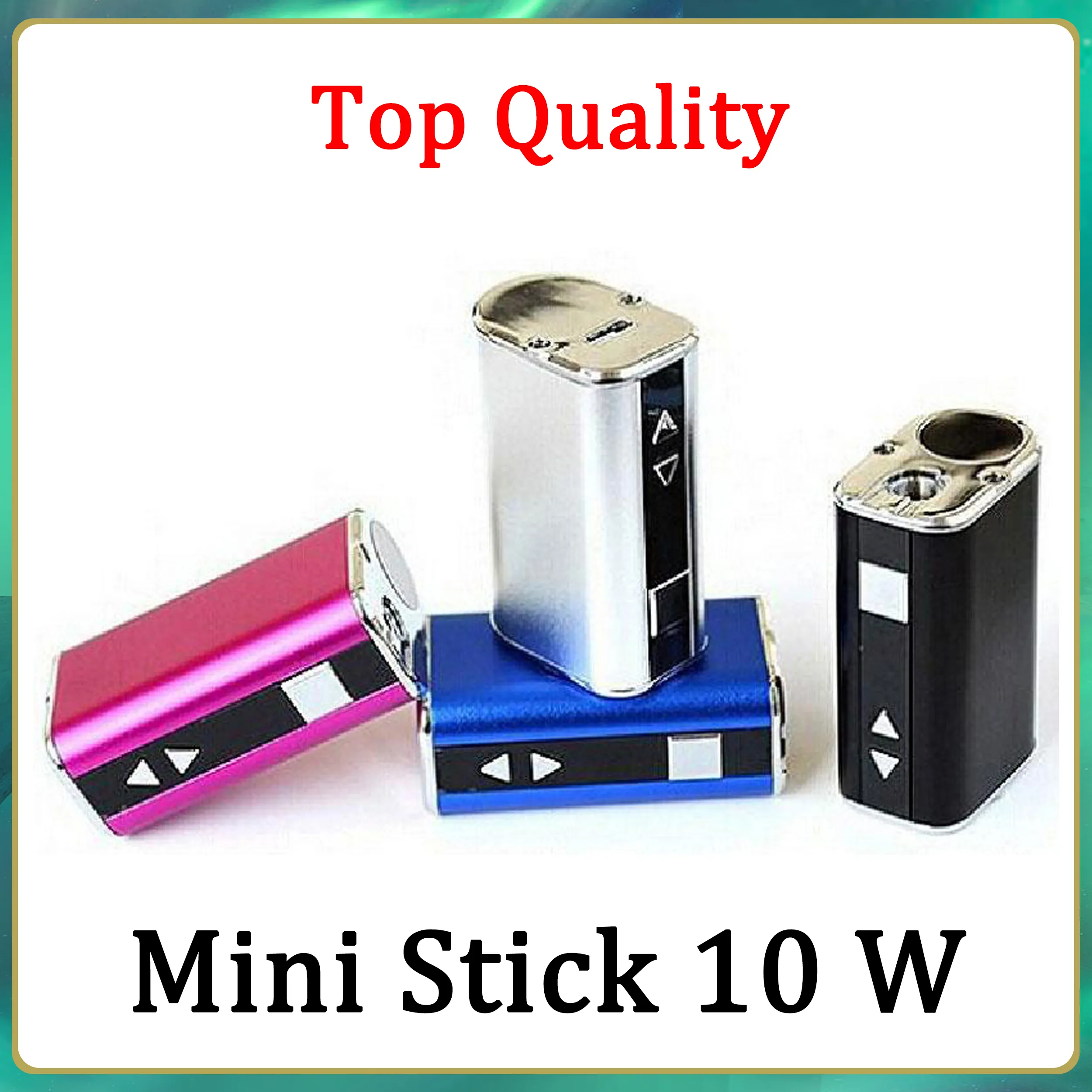 Eleaf Mini Istick 키트 1050mah 내장 배터리 10W 최대 출력 가변 전압 모드 7 색상 USB 케이블 자아 커넥터 재고 빠른 배송