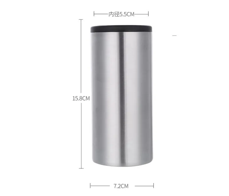 9 Styles Tumblers 12oz Cola Cans Double Wall Stainless Steel Insulated Cup Vacuum Cool Down Beer bottle Simple Portable Sports Bottles