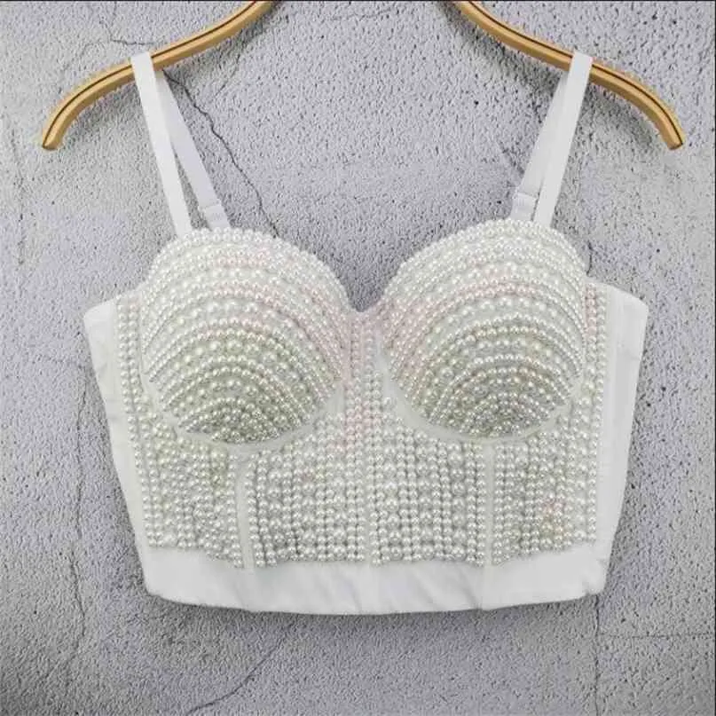 DIY Pearl Beaded Bralette - Vintage Style