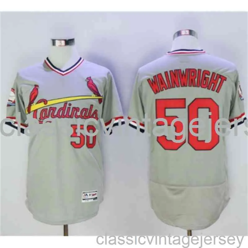 Ricamo Adam Wainwright, famosa maglia da baseball americana, maglia da baseball cucita da uomo donna giovanile taglia XS-6XL