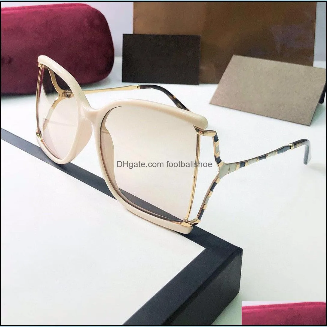 Top 0592 Original high quality Designer Sunglasses for mens famous fashionable Classic retro luxury brand eyeglass Fashion design women square big frame