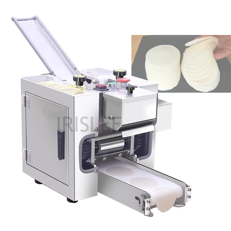 Nouvelle machine à feuille de pâtisserie automatique Square Wonton Skin Forming Round Dumpling Wrapper maker