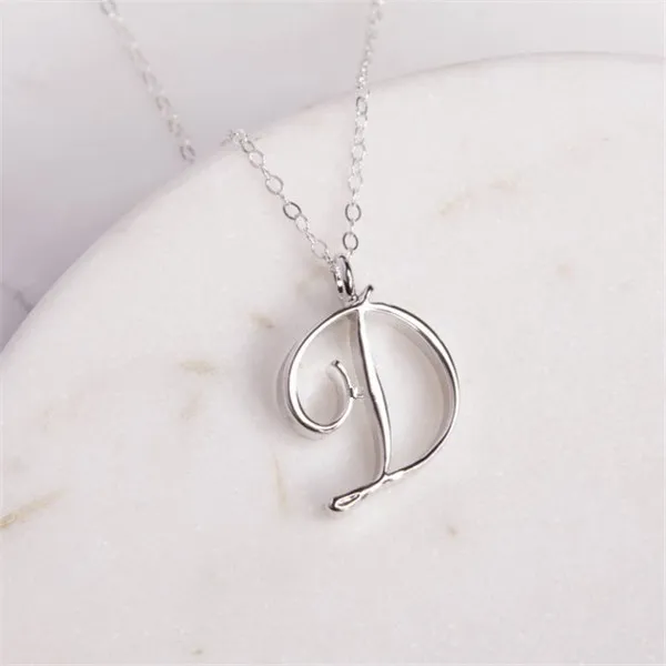 Initial best sale alphabet necklace