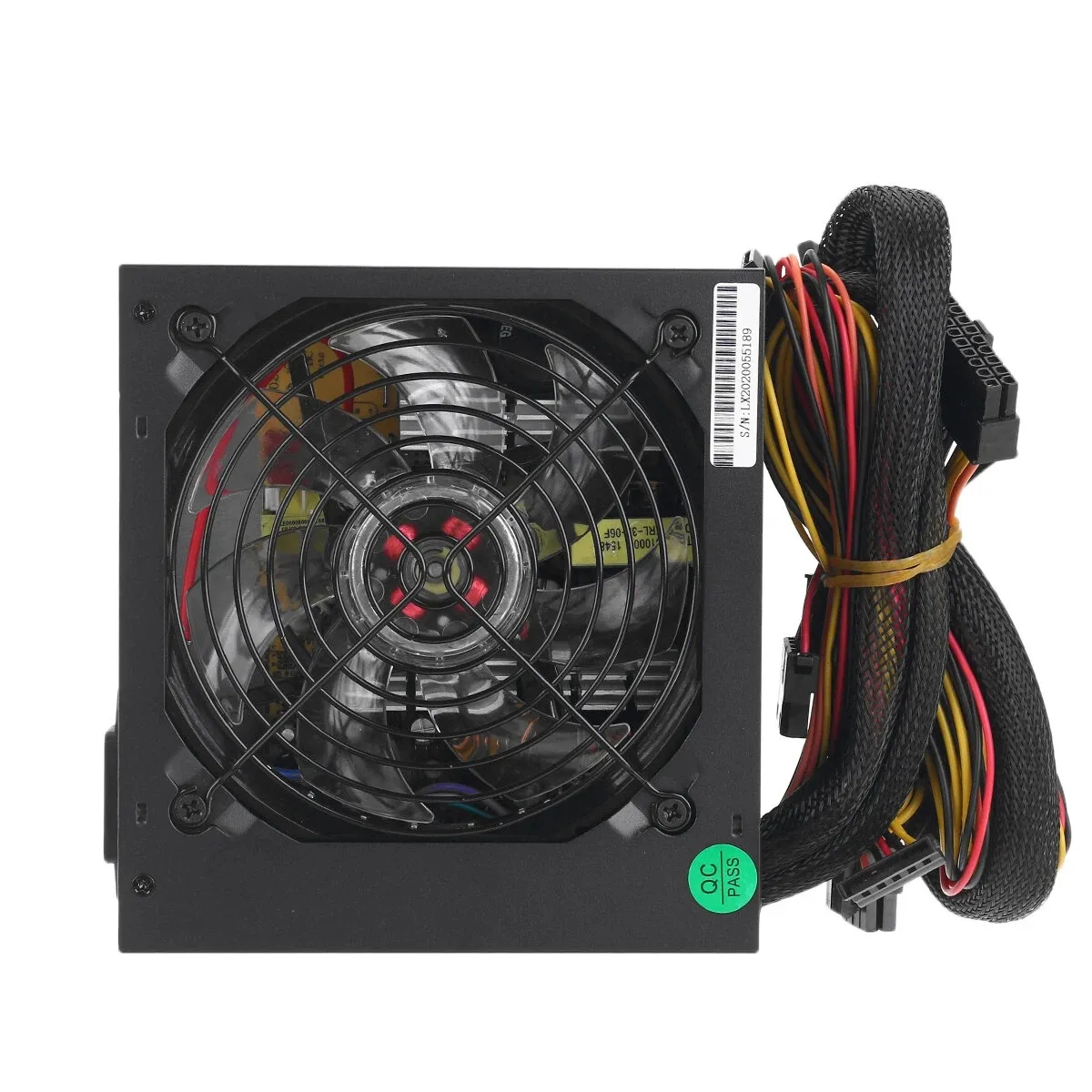 Alimentation PC 750 W 24 broches VISTA 12 V ATX PCI SATA avec ventilateur 12 cm pour Intel AMD - prise UE