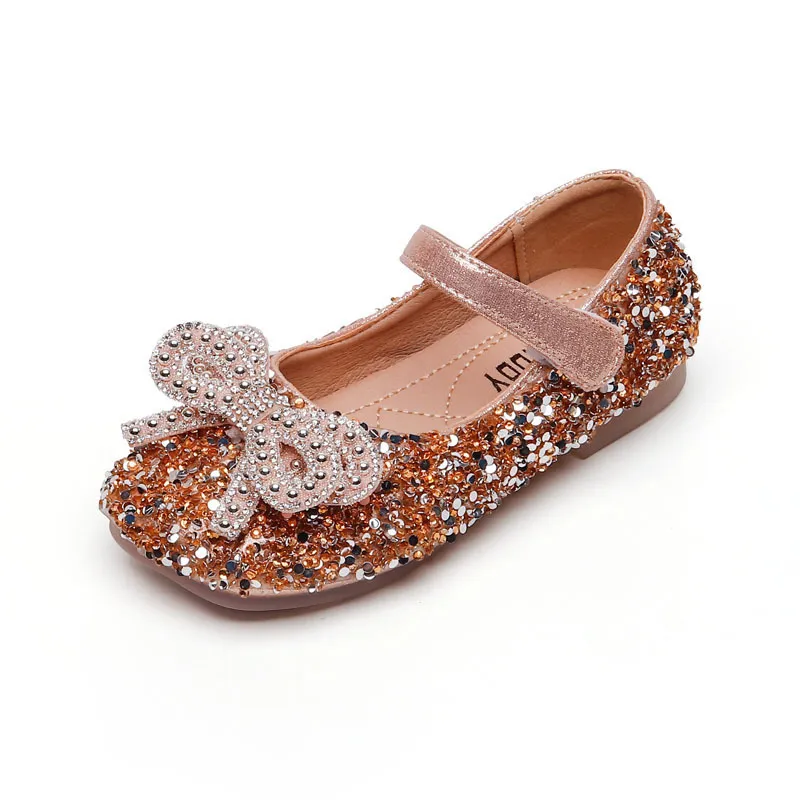 Childrens gold party shoes deals