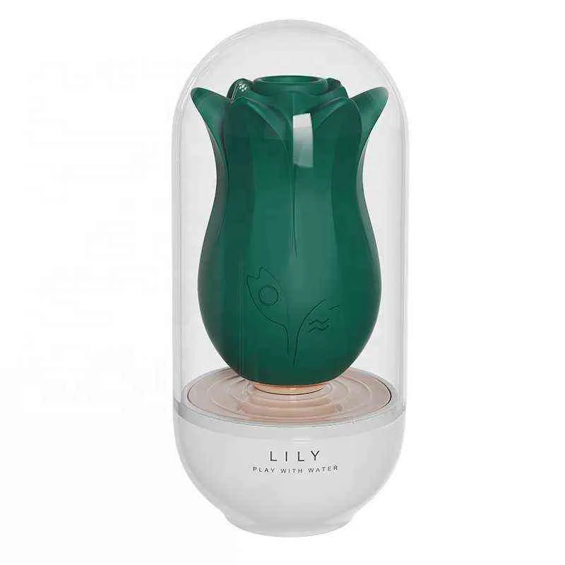 NXY Vibrators White Rose Sex Toy Lily The Clitoris... From  Vibratingunderwear, $21.25