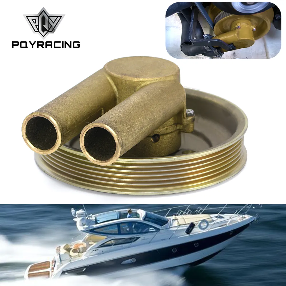 Pompa dell'acqua della girante del mare crudo con puleggia serpentina 21214599 Sostituzione 3812693 3862482 3857202 per Volvo Penta 3.0 4.3 5.0 5.7 PQY-DUP04