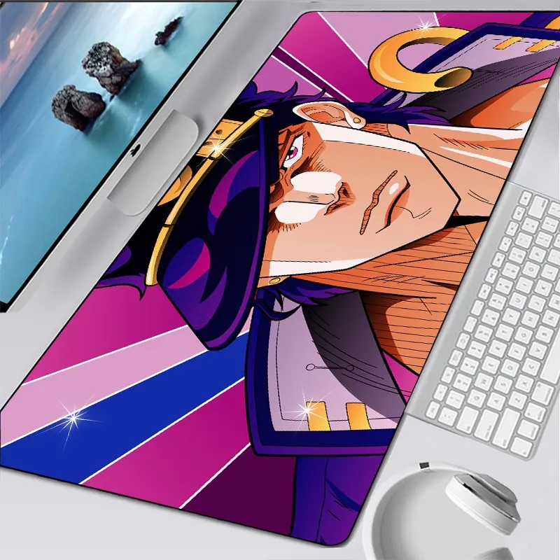 Customizable Anime Jojo Adventure Keyboard And Mouse Pad Mat For