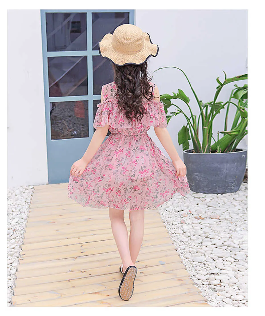 Girls Knee-Length Floral Beach Dress Off Shoulder Summer Clothes for Kids Ages 4-12 Polyester from Dhgate Girl's Dresses - price 30.61 Girls Knee-Length Floral Beach Dress Off Shoulder Summer Clothes for Kids Ages 4-12 Polyester from Dhgate Girl's Dresses - price 30.61