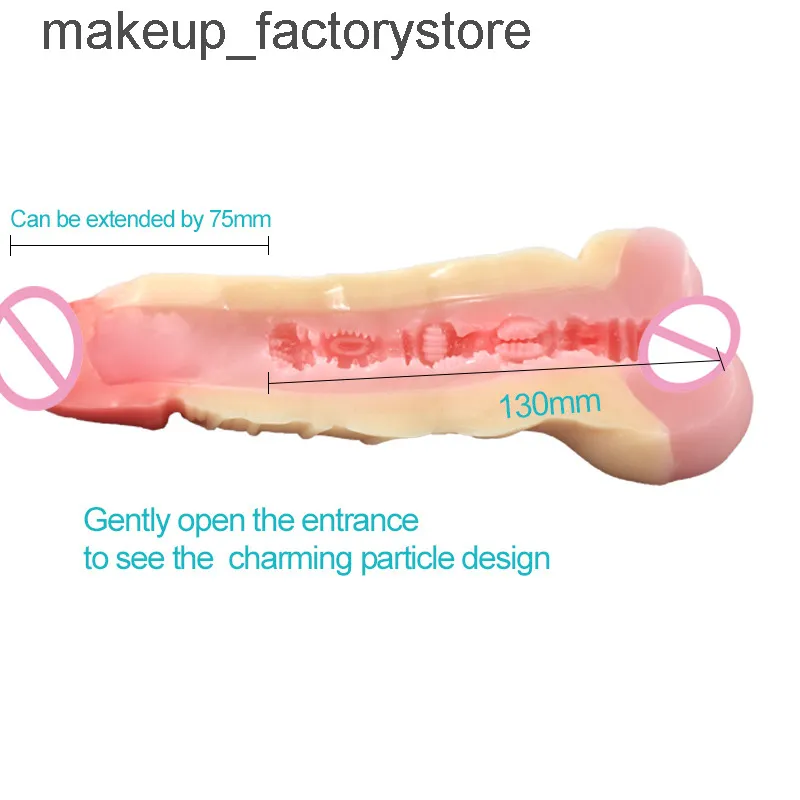 Массажный увеличитель пениса, рукав с киской, настоящая вагина для мужчин, мастурбатор, женский мастурбатор, секс-игрушки, фаллоимитатор для пар, секс-игрушки for3114
