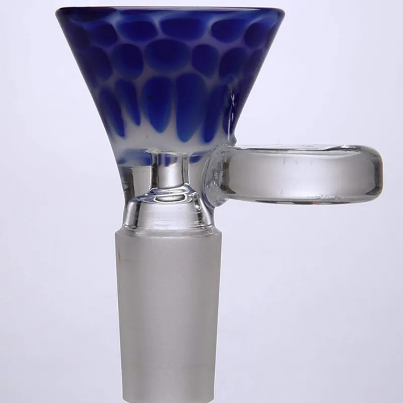 Hookah Colored Honeycomb Glass Bowls Bong 14mm