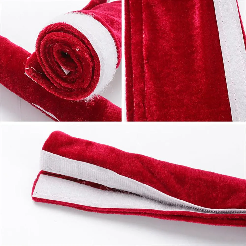 Factory Soft Velvet Cloth Refrigerator Door Handle Cover Anti-static Keep Clean Kitchen Appliance Protector washable KD