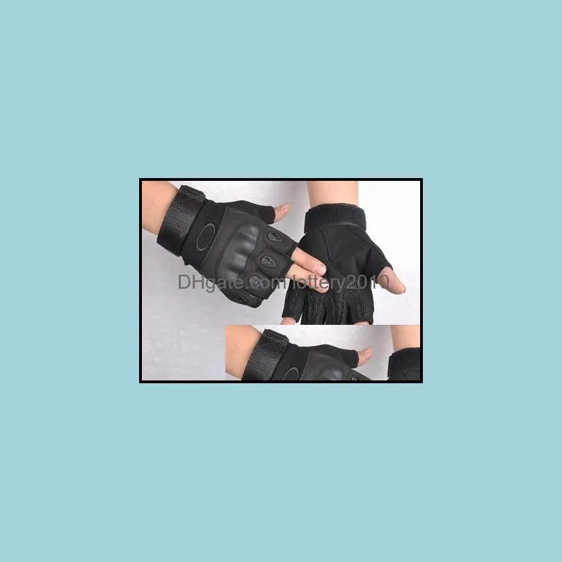 Special forces men and women sports half-finger gloves tactical gloves Army Fighting slip joint carbon fiber shell1