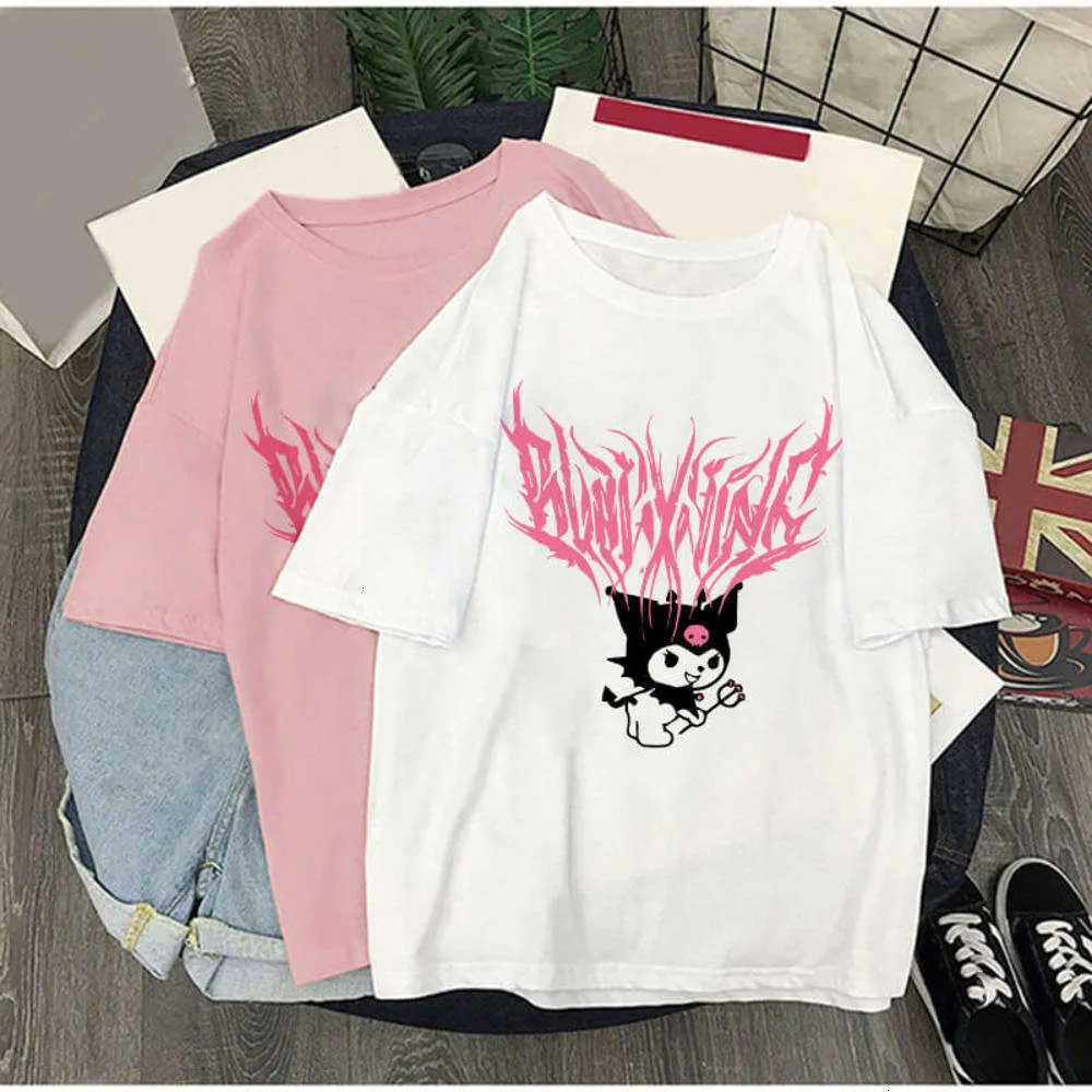Camiseta Vintage Street Goth Camiseta Mujer Camiseta de manga corta Tops  Bratz Print Roupas huangjie unisex