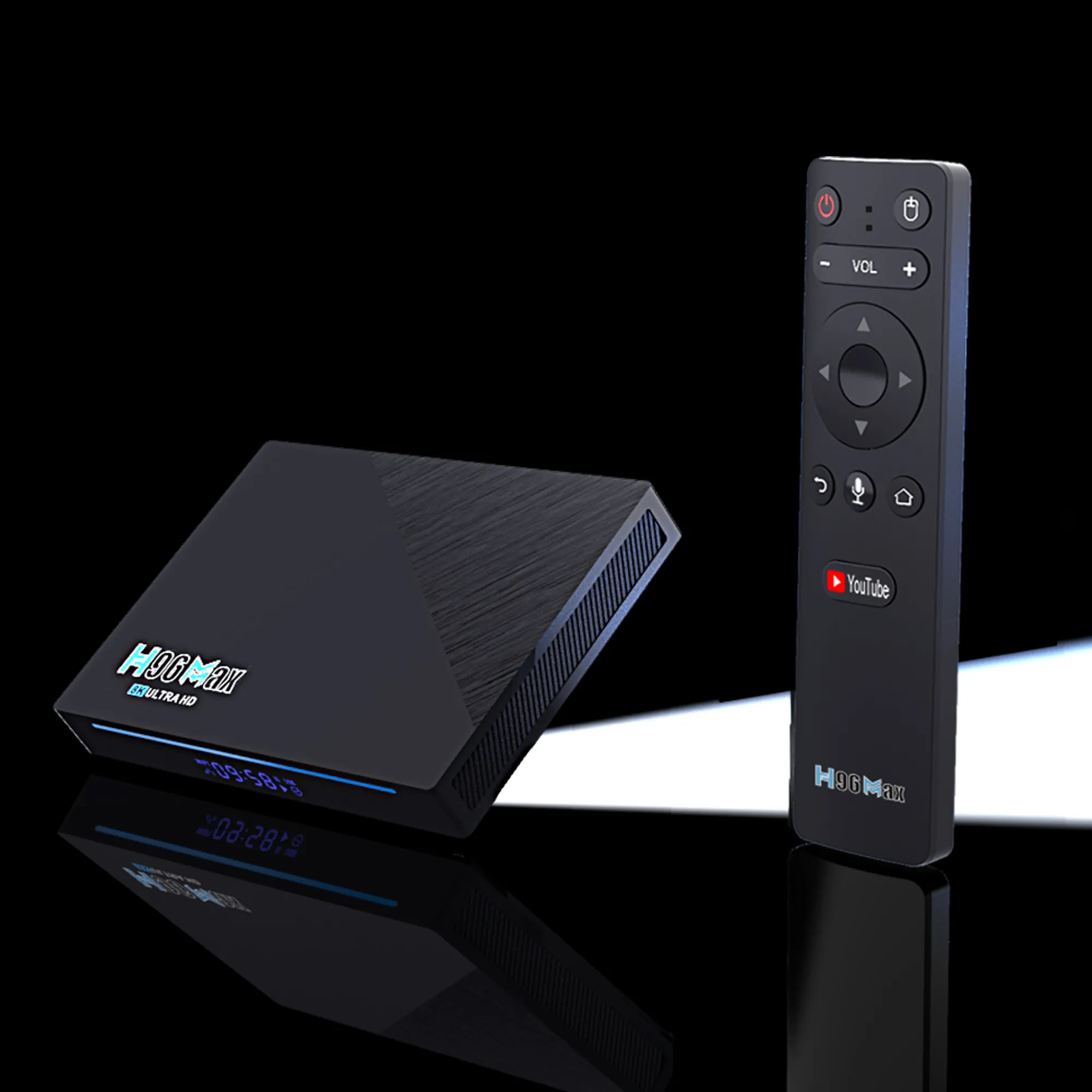 4K Smart TV BOX Android 11.0 lecteur multimédia avec télécommande