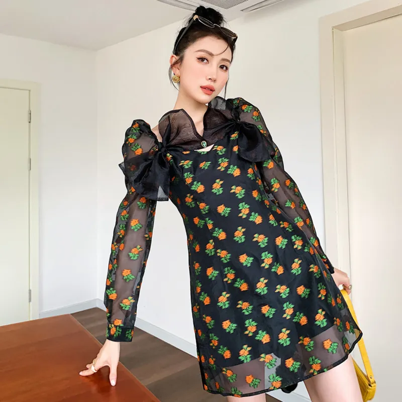 ladies jacquard dress Vienna in bra cups and vertical boning for support Strapless Pockets at the natural hip line Slit on the left front of the skirt Full Vienna Luxe Jacquard Dress |