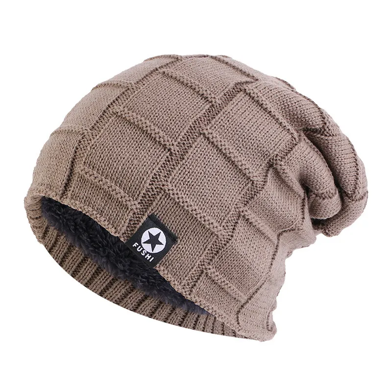Mens atacado personalizado logo chapéu duplo tecido beanie marca de malha boné inverno chapéus para mulheres homens gorros de malha bonés