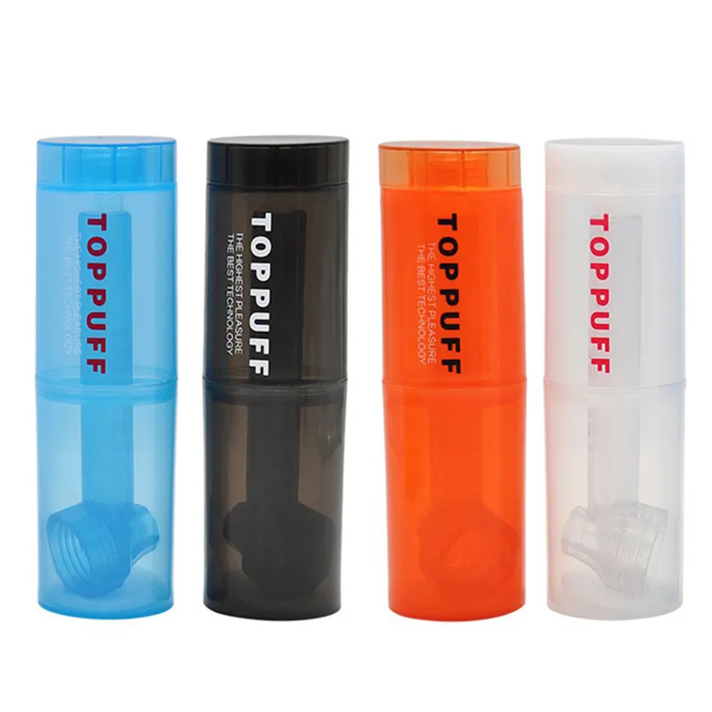 Portátil toppuff acrílico água bongs top fumar tubos de fumar tubos de água tubos de água erva titular água hookah acessórios para fumar AC1199