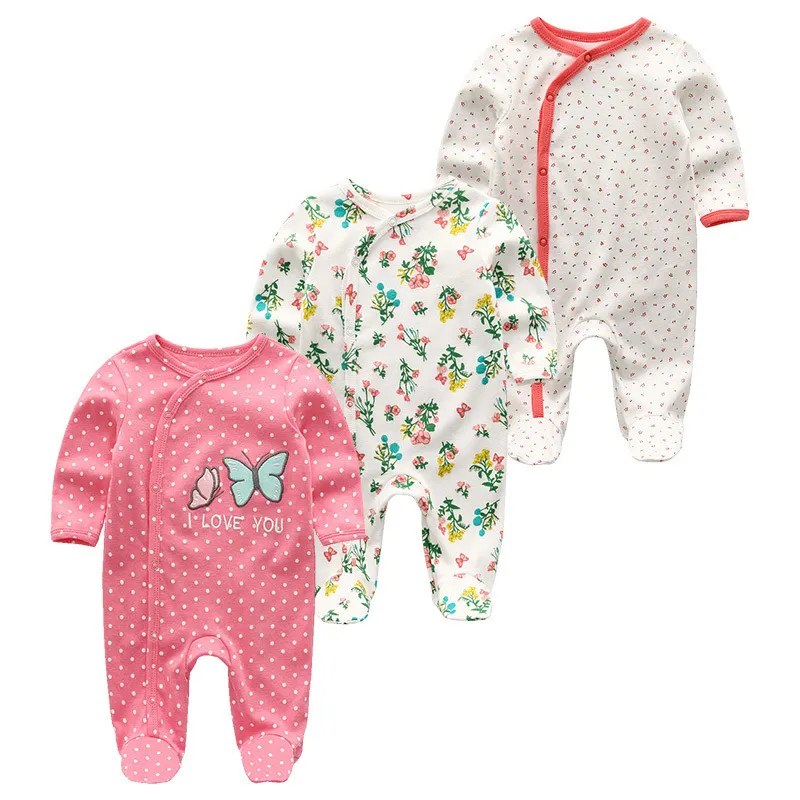 0 12 Mesi Pagliaccetti Neonati Neonate Ragazzi 100 Cotone Vestiti
