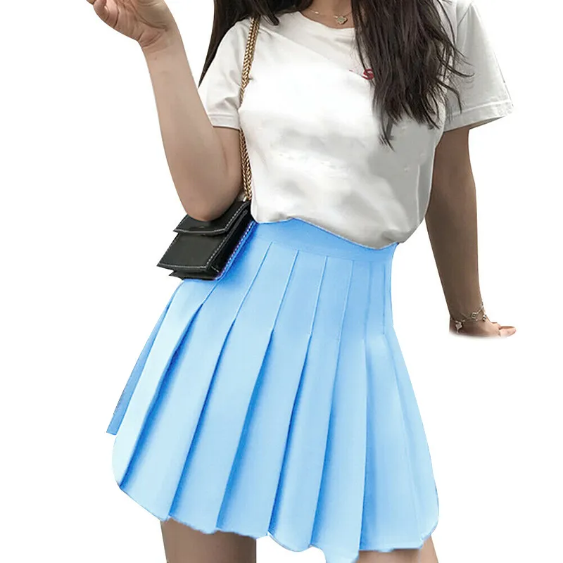 High Waist Pleated A Line Mini Black Pleated Mini Skirt For Women Casual Satas Mulher Dress On Sale From Bidalina 40.21 DHgate.Com