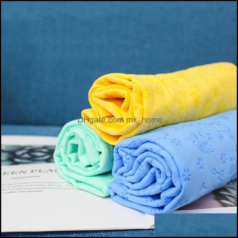 Pet Dog Bathe Quick Drying Towels Water Absorption Bath Towel Cat Towels Cat Dog Accessories Pet Supplies Accessories @C1