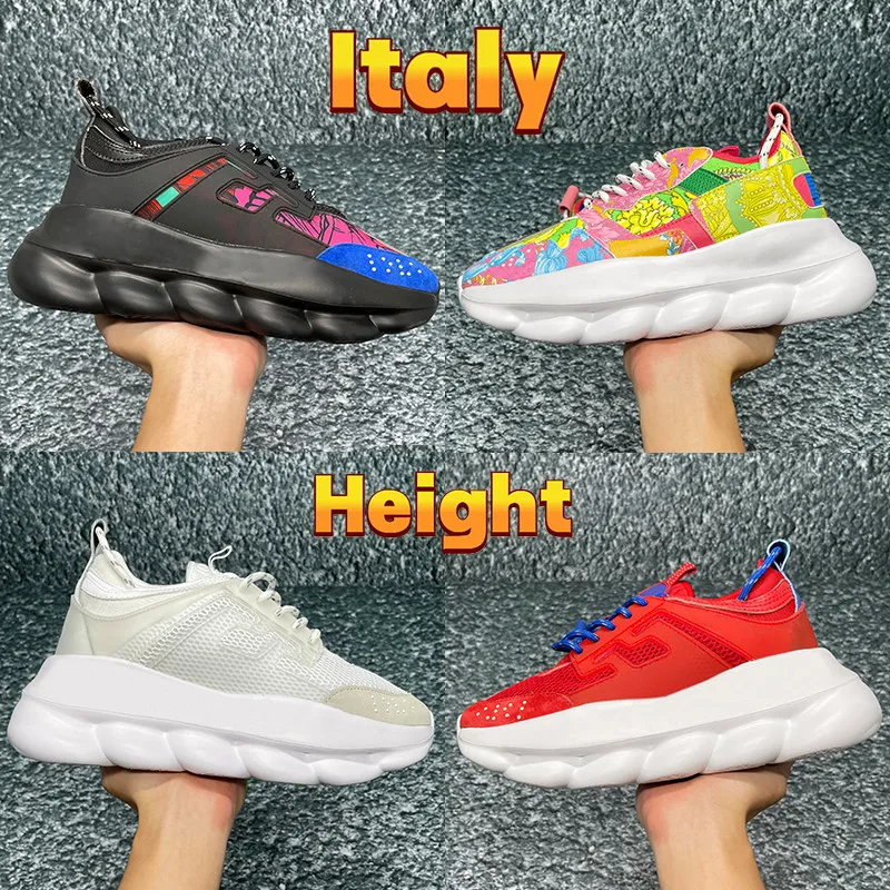 Nyaste män Kvinnor Casual Shoes Italien Triple Black White 2.0 Guld Fluo Multi Color Suede Floral Lila Reflekterande Höjd Reaktionsdesigner Sneakers