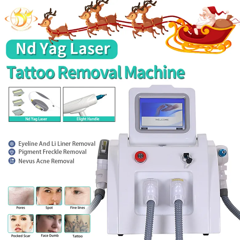 Q Switched Nd Yag Laser Yag Laser Hair Removal Product With IPL Light