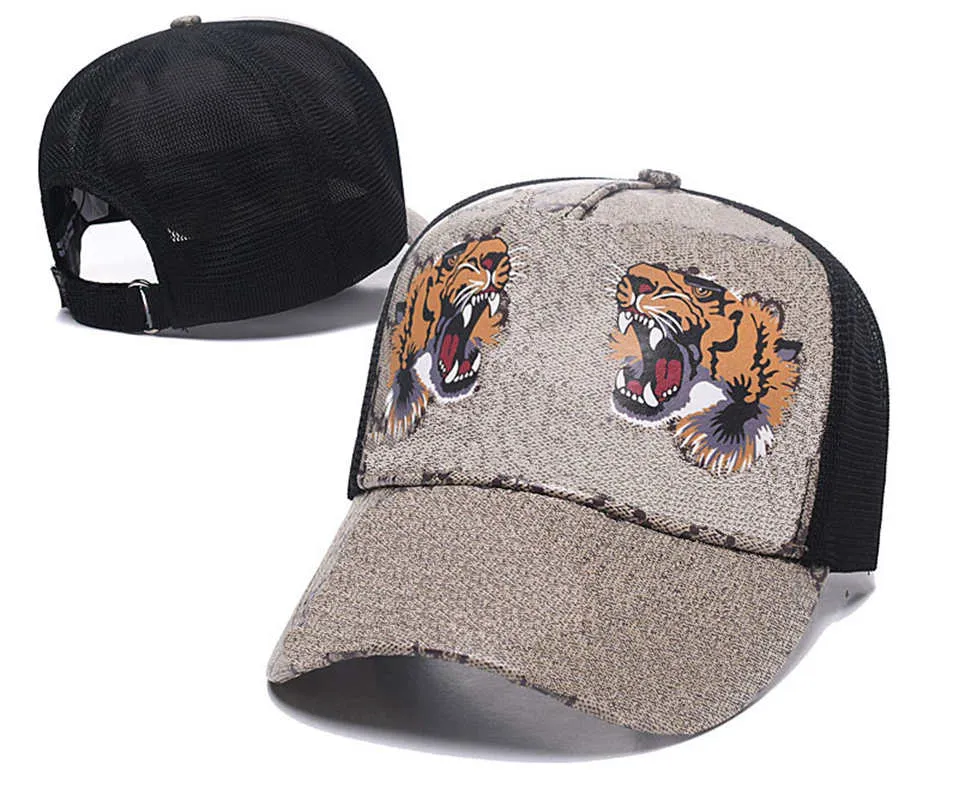 2022 Designer Mens Berretti Da Baseball Donna Marca Tiger Head