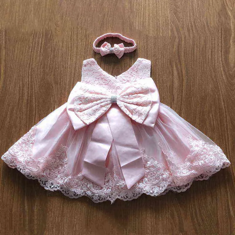 1-22-Baby Dress Lace Flower Christening Gown