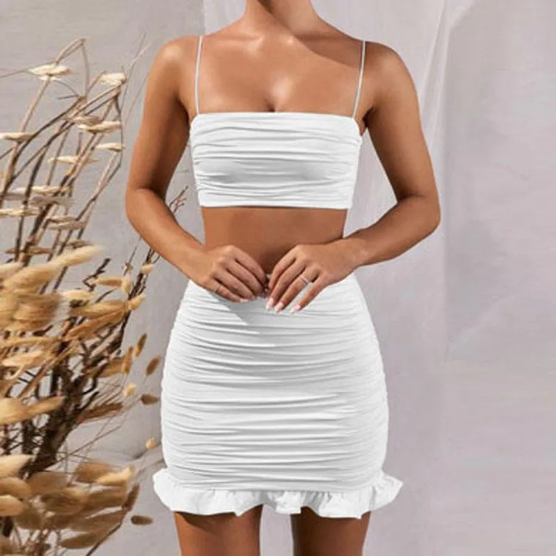 peor Estación Disponible Faldas Summer Mujeres Set Spaghetti Strap Crop Top Top Blanco Chaleco Sexy Y Mini Bodycon Falda Ruffles Party Outfit Club Dos Piezas Conjuntos De 15,94 € | DHgate peor Estación Disponible Faldas Summer Mujeres Set Spaghetti Strap Crop Top Top Blanco Chaleco Sexy Y Mini Bodycon Falda Ruffles Party Outfit Club Dos Piezas Conjuntos De 15,94 € | DHgate