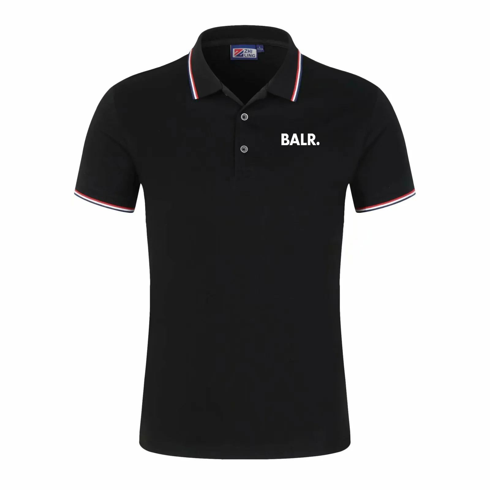 BALR Mens Polo Shirt 2021 Casual Summer Cotton Solid Polo For Men Cool ...