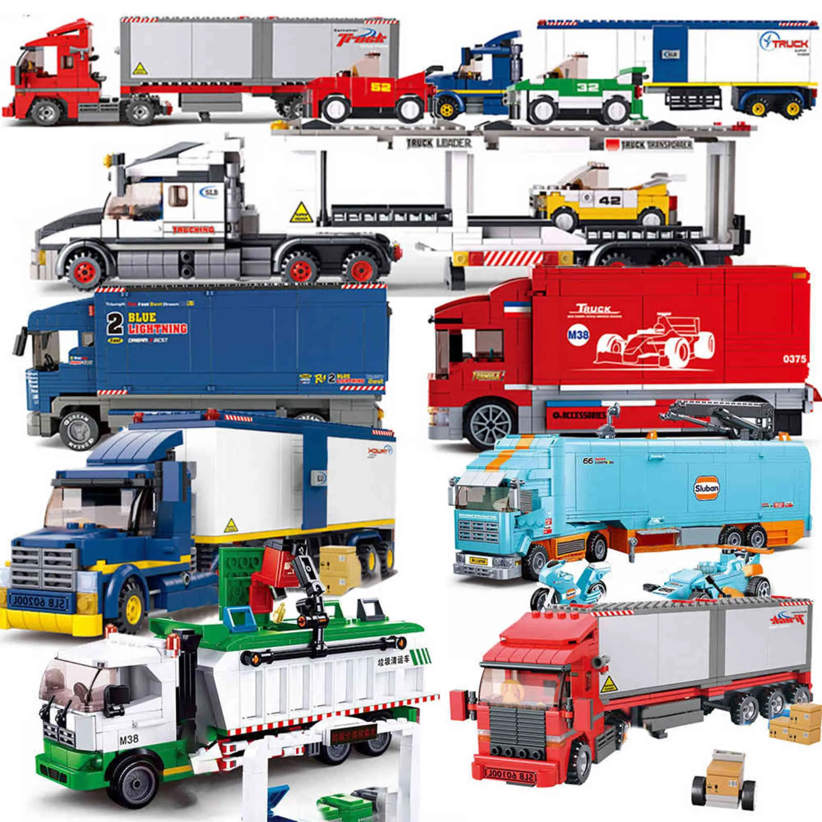 Lego city store container truck