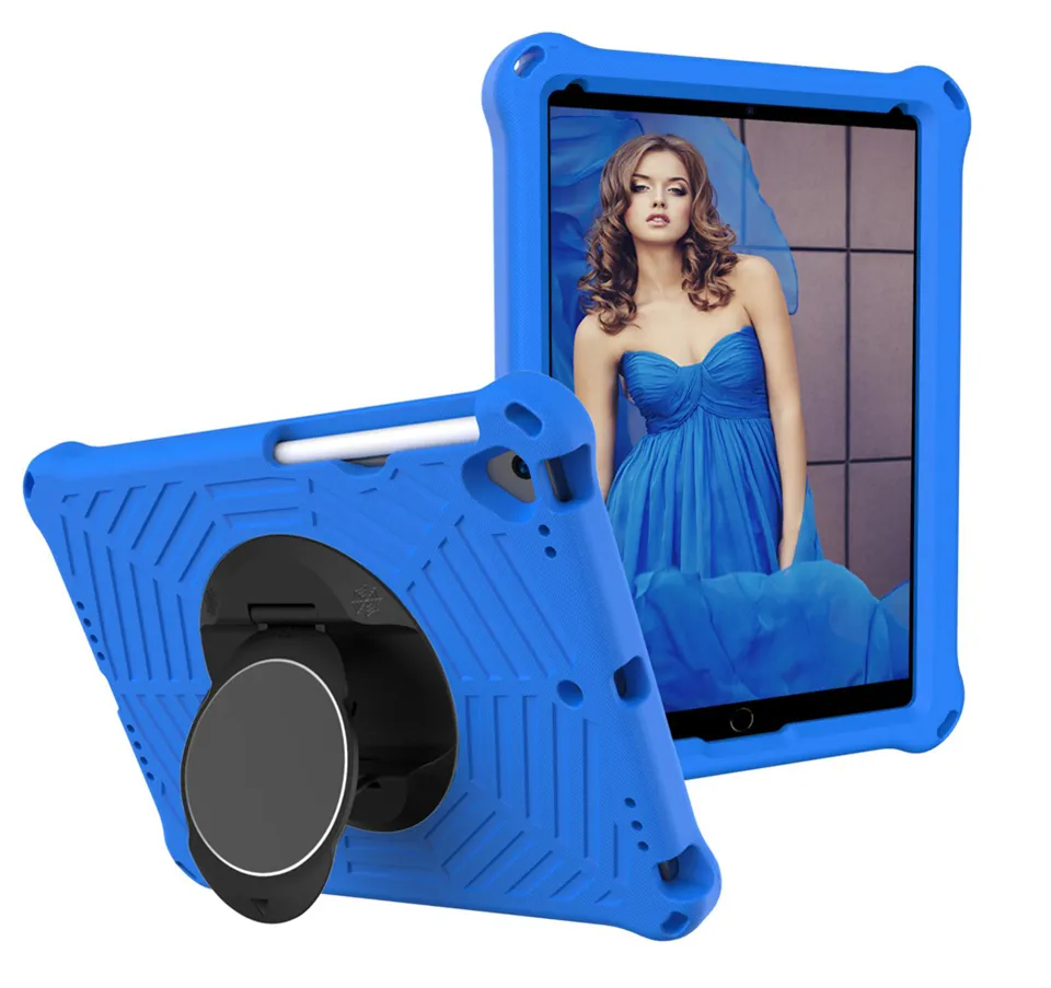 Tablet Case EVA Foam Soft Shockproof For iPad Mini 1 2 3 4 5 6 Air 9.7 10.2 air4 10.9 10.5 pro 11 Samsung T220 T290 T307 T387 T515 T500 T865 Kids Children Handle Stand