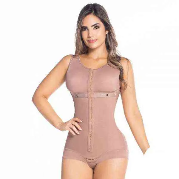 Colombian Womens Bodysuit With Abdomen Lifting And Corset Top