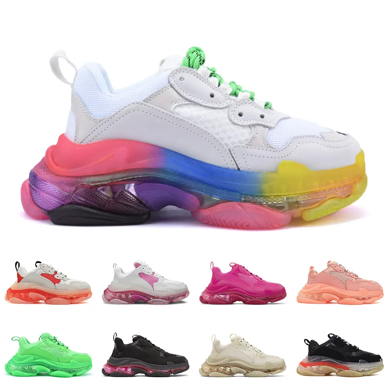 Clear rainbow shoes hotsell