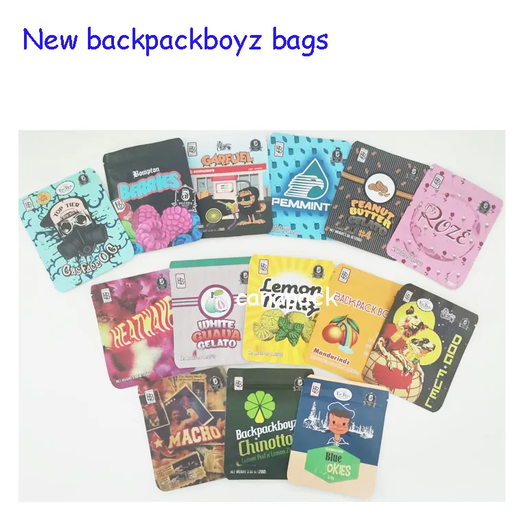 7g 3.5g backpack boyz resealable bags THETEN jungle boys mylar SPRINKLEZ smell proof