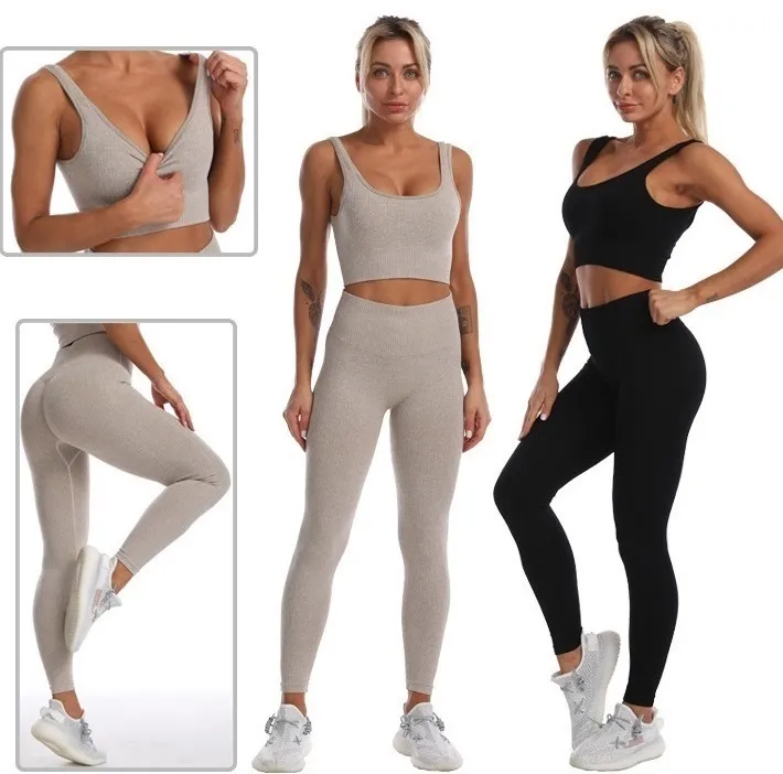 Survêtements Designer yoga wear fit Track Women Suit Tenues de gym Vêtements de sport Pantalons de fitness Leggings ensemble d'entraînement polaire technique Femme active t-shirt sexy nouveau style pour les filles