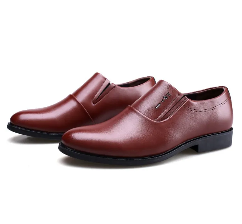 Mode Luxurys Slip op Mannen Grote Jurk Schoenen Voor Party Werklaarzen Oxfords Business Classic PU Soft Lederen Herenpakken Designer Wedding Casual Shoe Plus Size 38-48