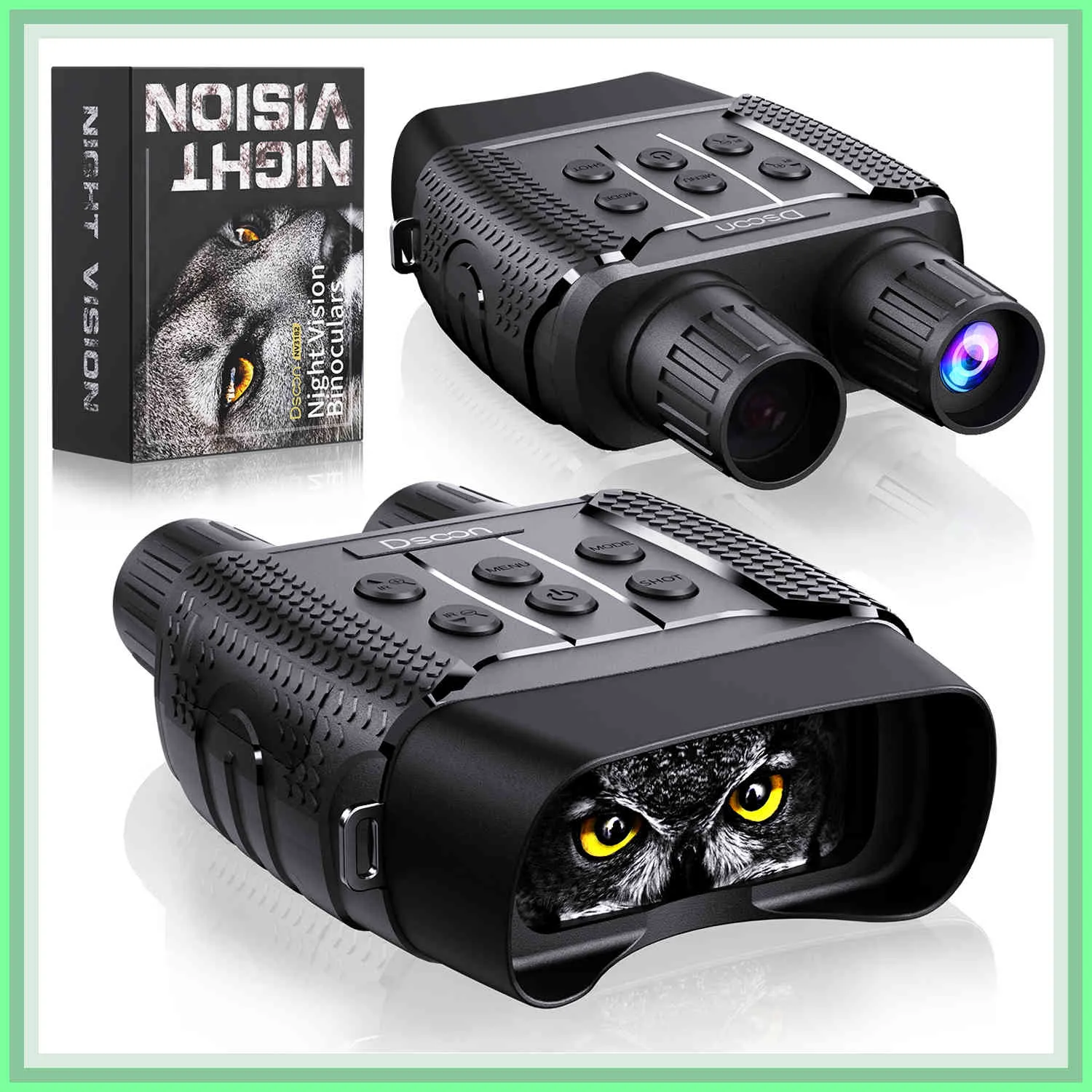 Dsoon Night Vision Binóculos NV3182 Infravermelho Caça Digital Telescópio Camping Equipamento Pogador Vídeo 300m Distância