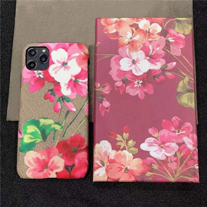 One Piece Fashion Phone Cases For iPhone 13 pro max 12 11 X XR XSMAX cover PU leather flower shell Samsung Galaxy S20 S20P S10P NOTE 21 20 ultra with box