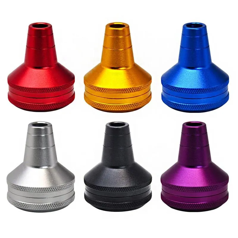 Nyaste Färgglada Aluminium Alloy Avtagbart Filter Hookah Shisha Smoking Oil Bowl Holder Container Högkvalitativa Tillbehör DHL