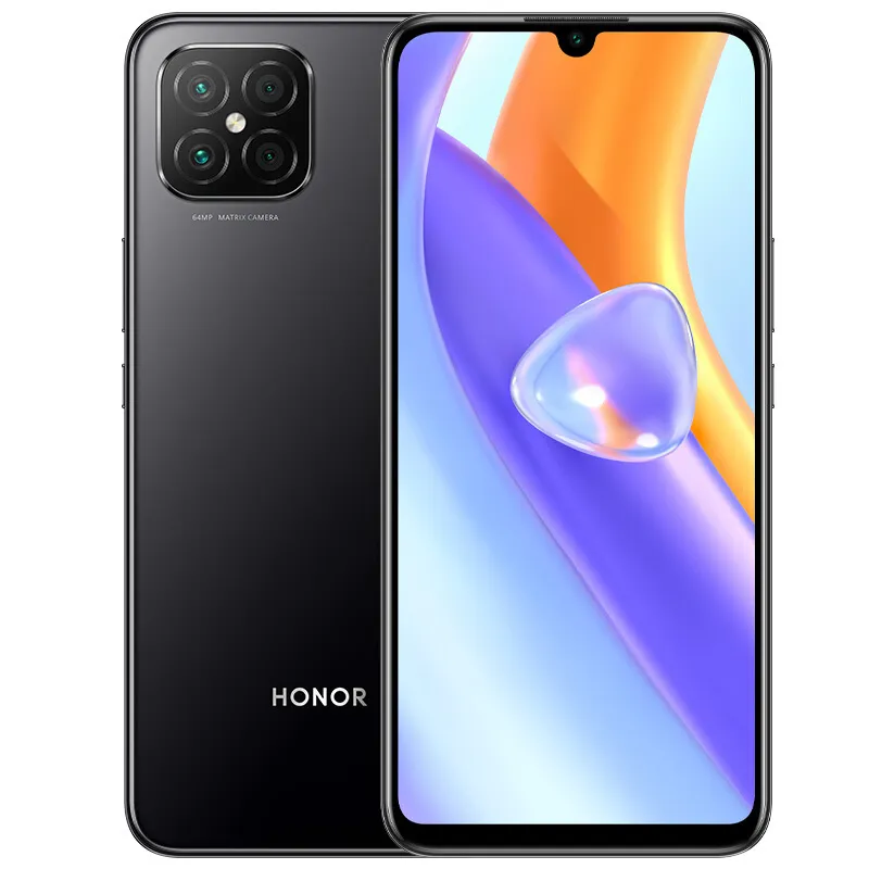 Original Huawei Honor Play 5 5G Mobile Phone 8GB RAM 128GB 256GB ROM MTK 800U Octa Core 64.0MP HDR NFC 3800mAh Android 6.53" OLED Full Screen Fingerprint ID Smart Cell Phone